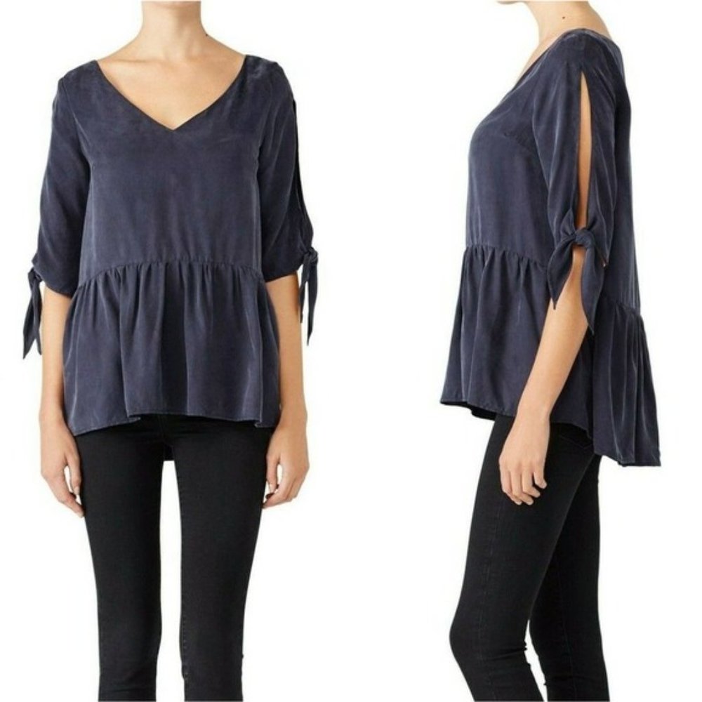 Paper Crown Peplum Top Size XS